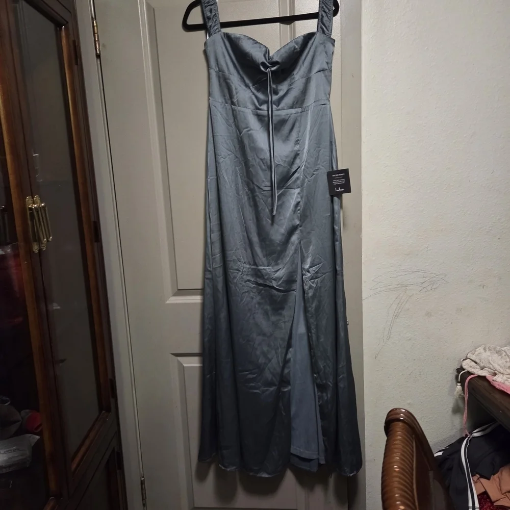 Lulu's  Blue Dress - Picture 5 of 7